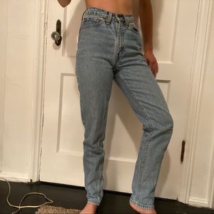 Vintage Levi's 512 light wash mom jeans